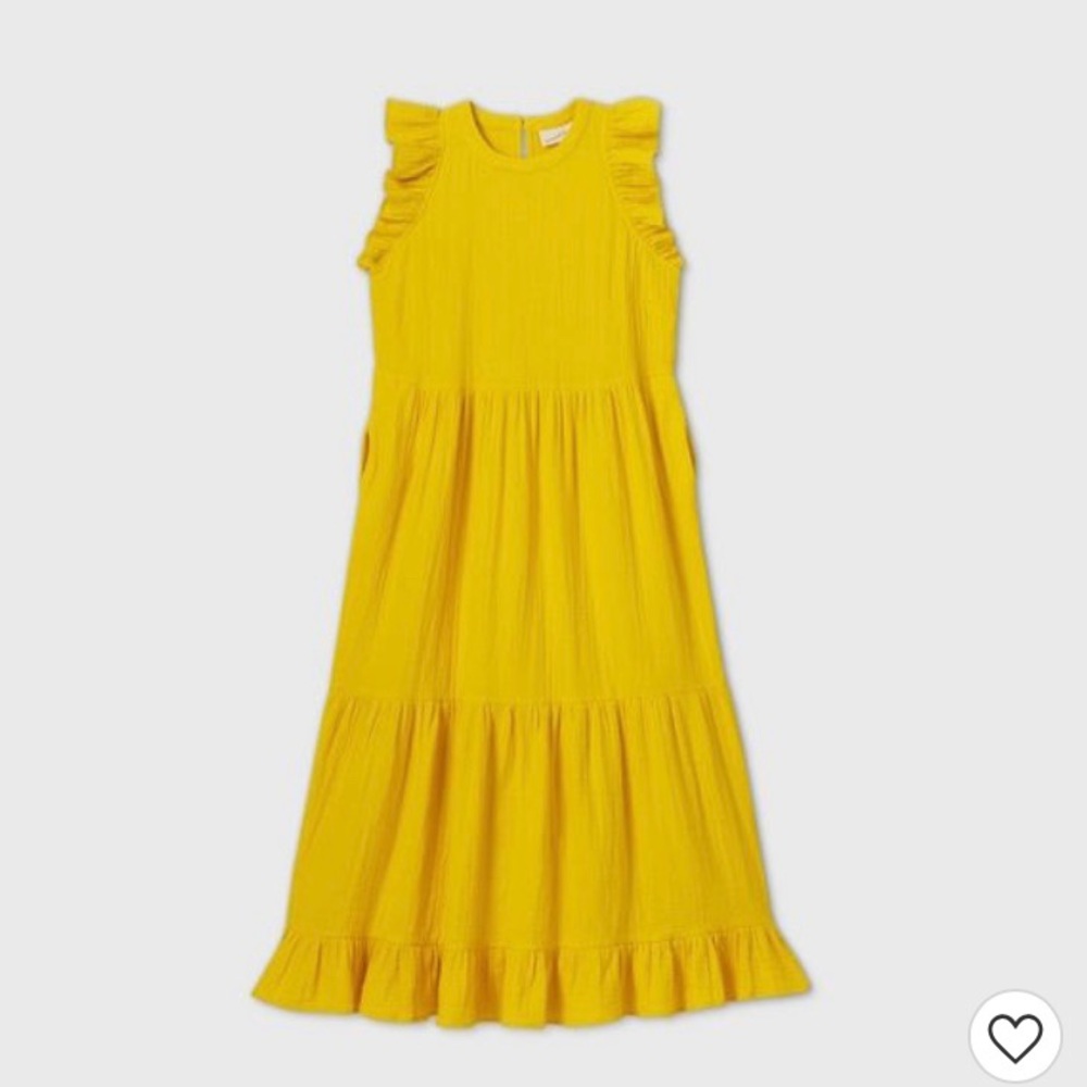 Flowy yellow dress,Target